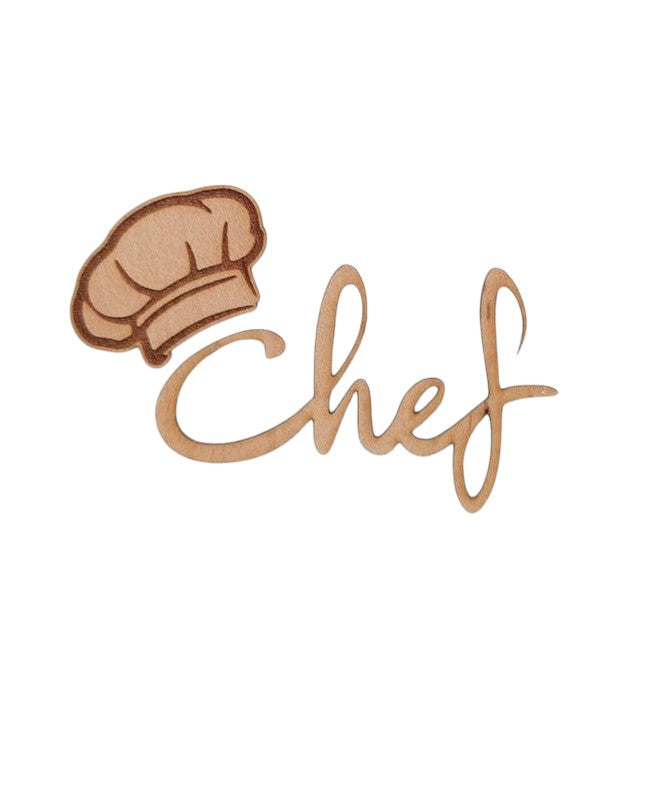 Motiv Chef za leseno darilno vinsko škatlo.