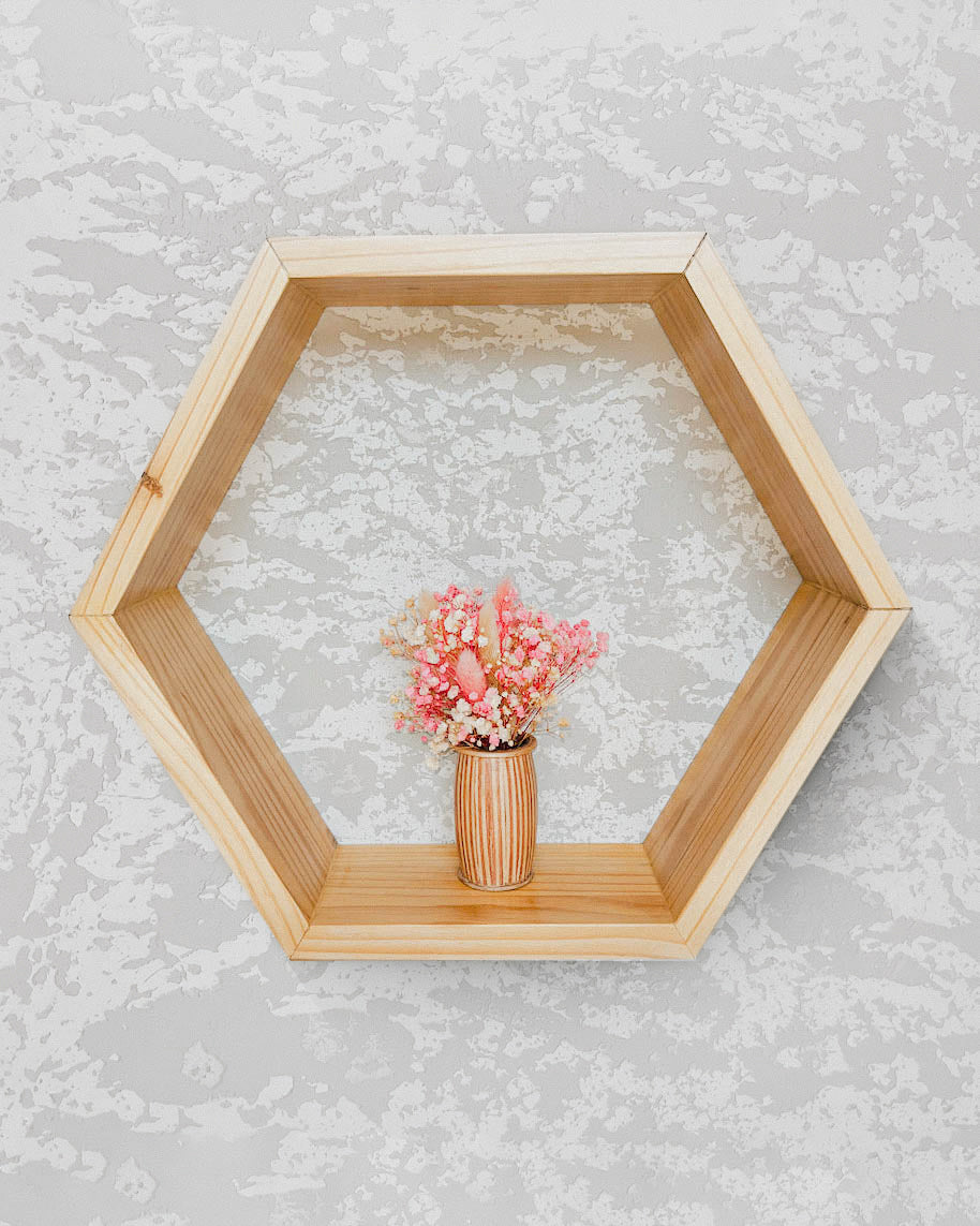 Dried Flower Bouquet in a Barrel