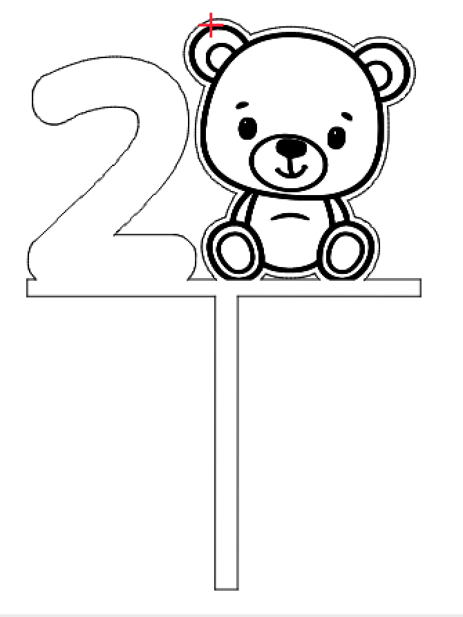 Topper Medvedek s številko 2.
Leseni topper s številko in medvedkom ob strani. Topper medvedek.
Leseni topper. Topper za torto. Topper številka.
Leseni toper za torto s številko in medvedkom.