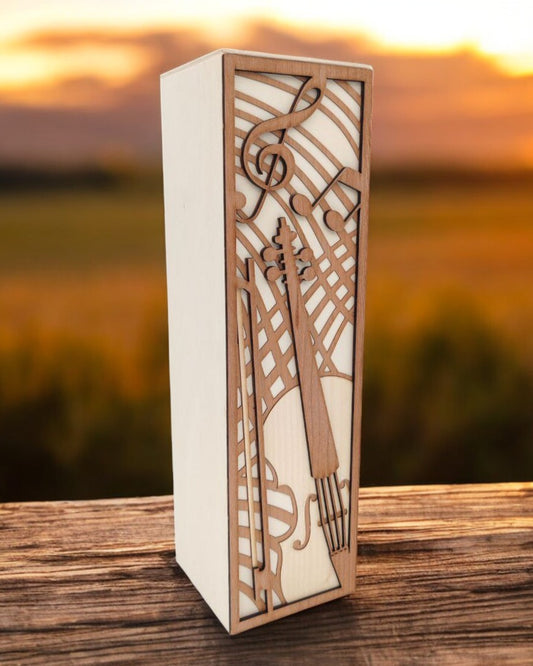 Vinska škatla violina.