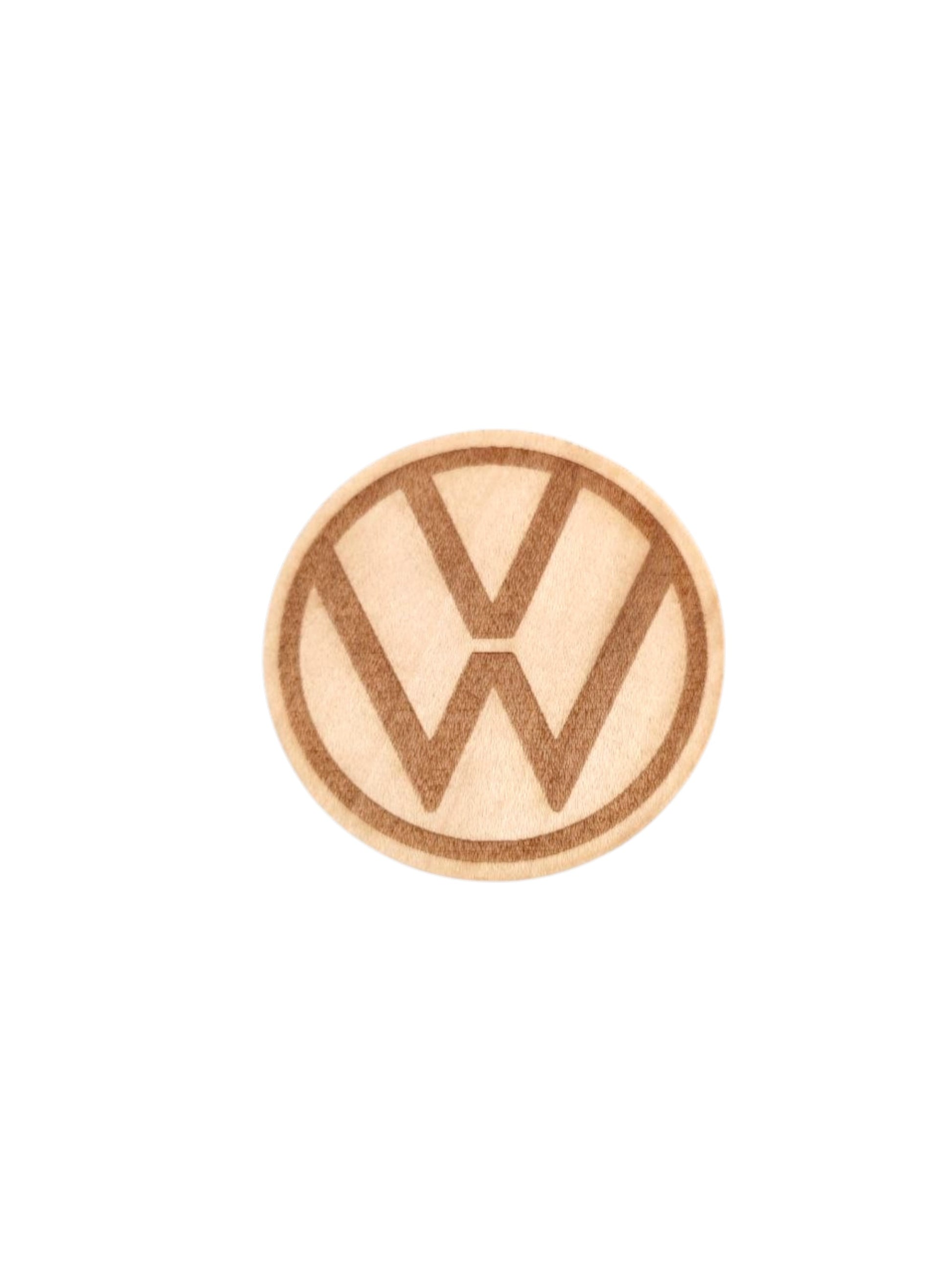 Leseni okrogel magnetni odpirač Volkswagen. VW.