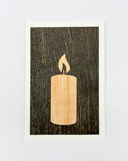 Wooden Sympathy Card